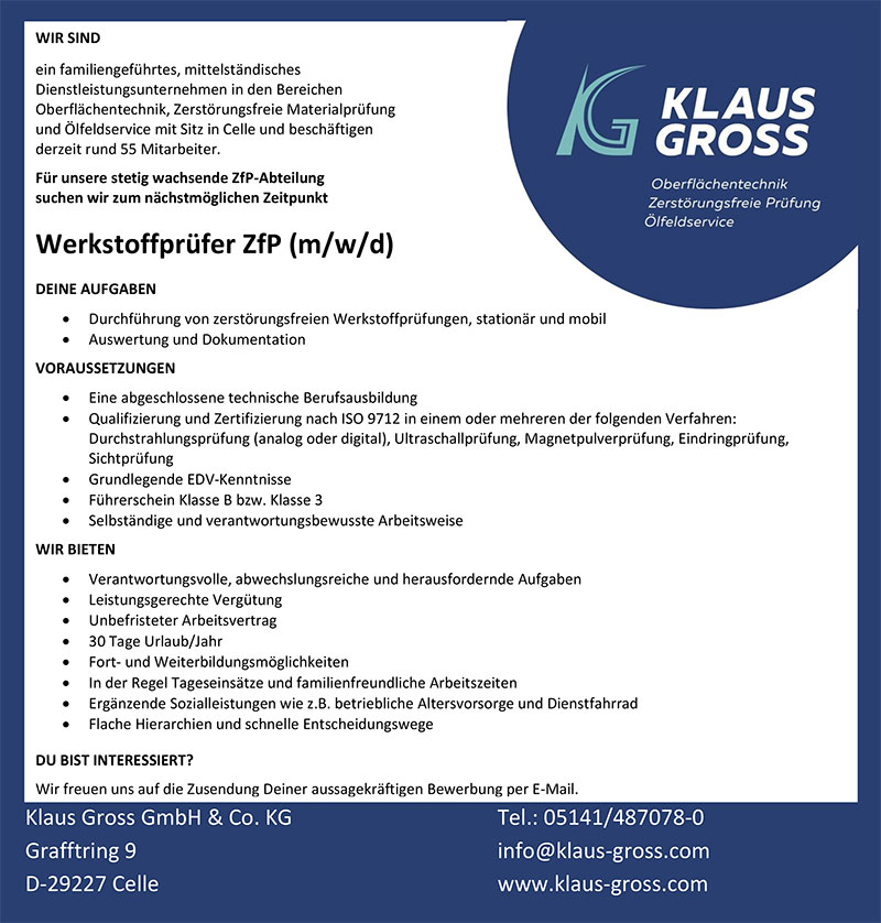 Werkstoffprüfer